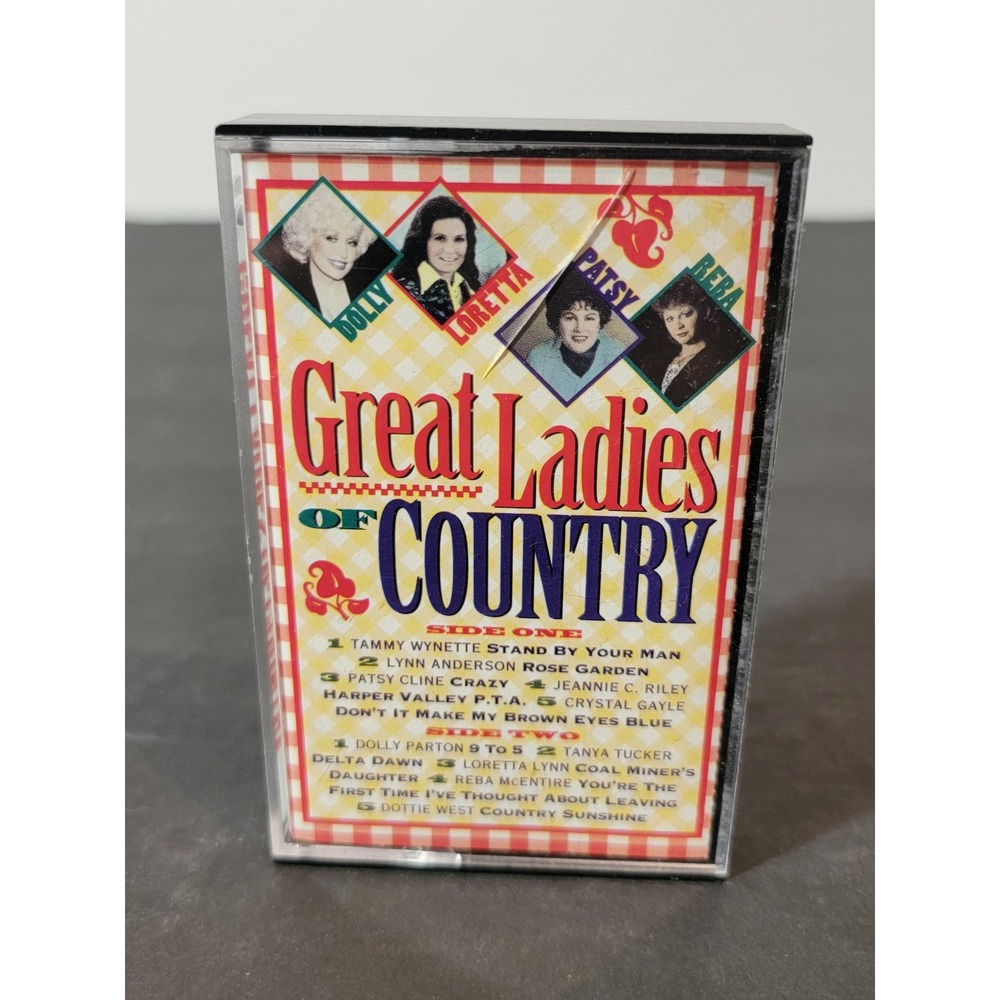Great Ladies of Country Cassette 1992 ‎ Dolly Loretta Patsy Reba
